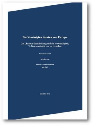 cover image of Die Vereinigten Staaten von Europa